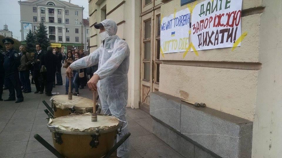 У Запоріжжі близько тисячі городян мітингували за покращення екологічних умов