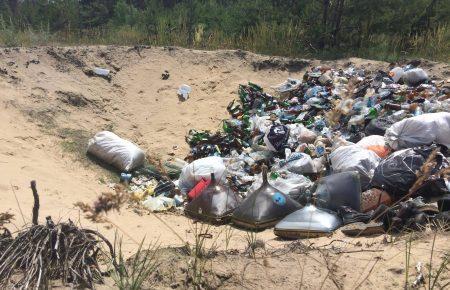 У Станиці вирви від снарядів перетворились на сміттєзвалища — фото