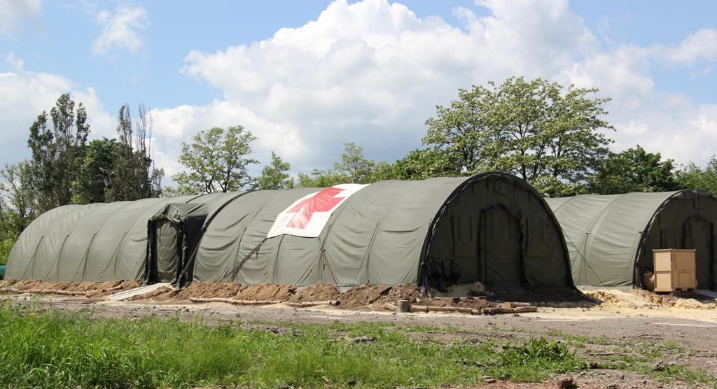 Американці подарували ЗСУ польовий «госпіталь», що розгортається за добу