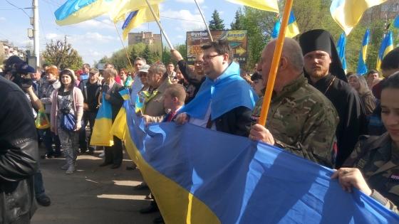 У Краматорську пройшов патріотичний «Марш вільних людей»