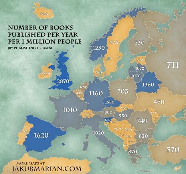 Україна видає втричі менше книг на мільйон населення, ніж Білорусь — блогер