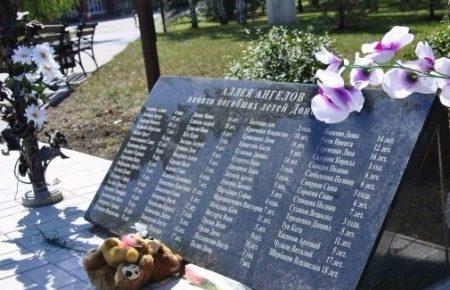 В Донецке создали памятник погибшим в войне детям (фото)