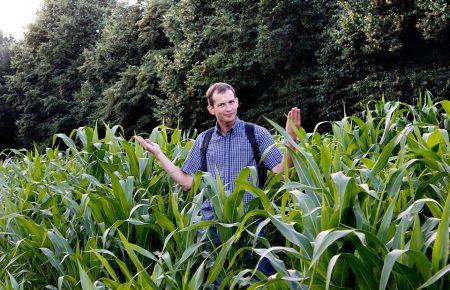 Переселенец из Донецка создал в столице кукурузный лабиринт