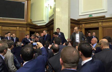 В Верховной Раде произошла драка