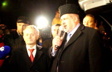 Р. Чубаров і М. Джемілєв обговорили з П. Порошенком протистояння довкола ЛЕП на Херсонщині