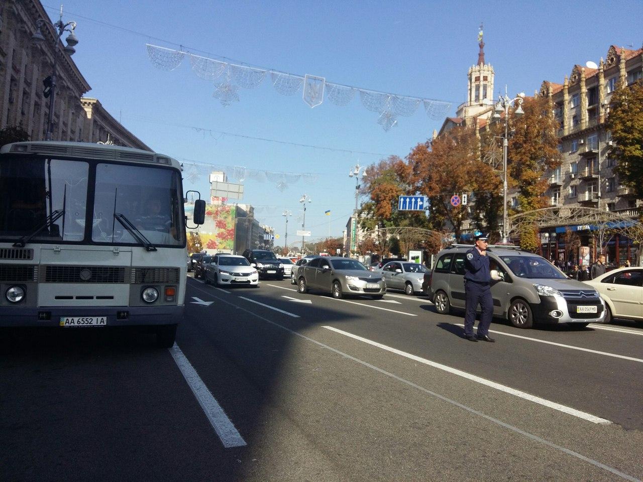 Вкладники збанкрутілого «Дельта Банку» помстилися заторами в центрі Києва