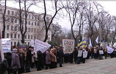 У Дніпропетровську знову мітингують працівники аерокосмічної галузі