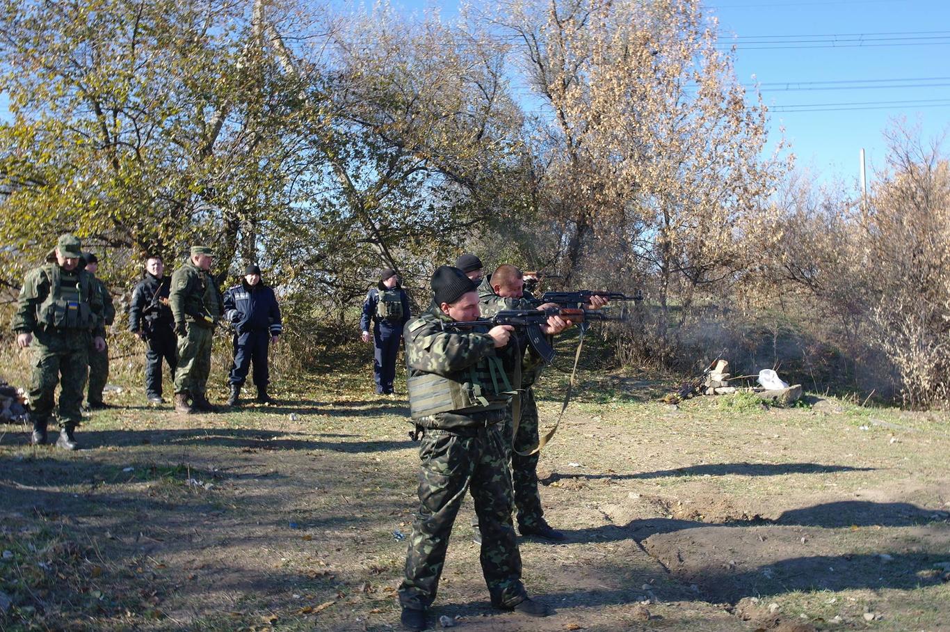 Для бійців групи «Север» у Костянтинівці провели навчання