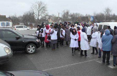 Працівники «Полтавафарм» блокували трасу Київ-Харків
