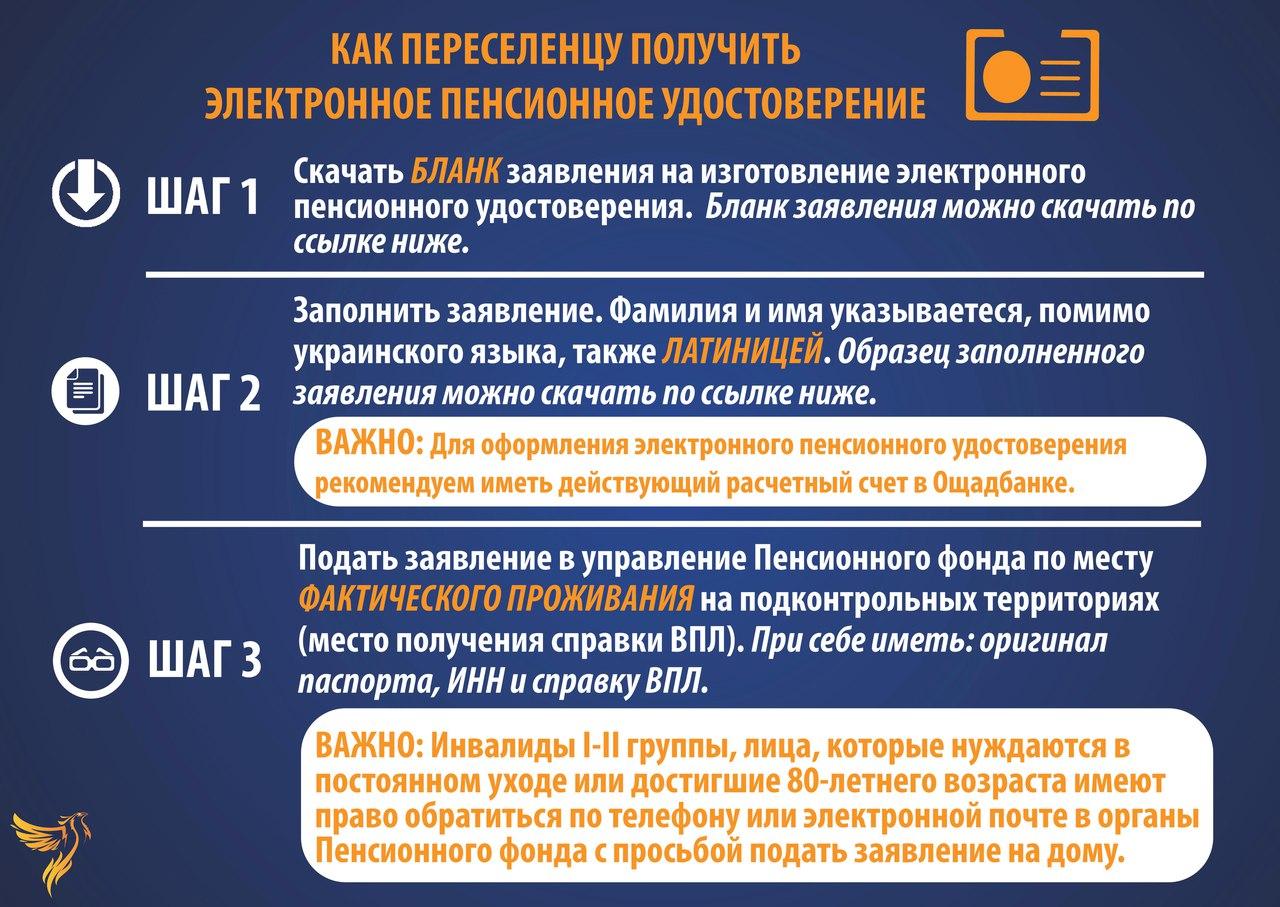 Як переселенцю отримати електронне пенсійне посвідчення: покрокова інструкція