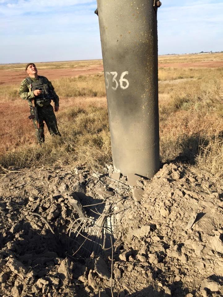 В Херсонской области повредили линию, ведущую электричество в Крым