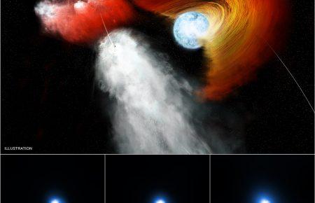 Пульсар продірявив навколозоряний диск,  —  NASA