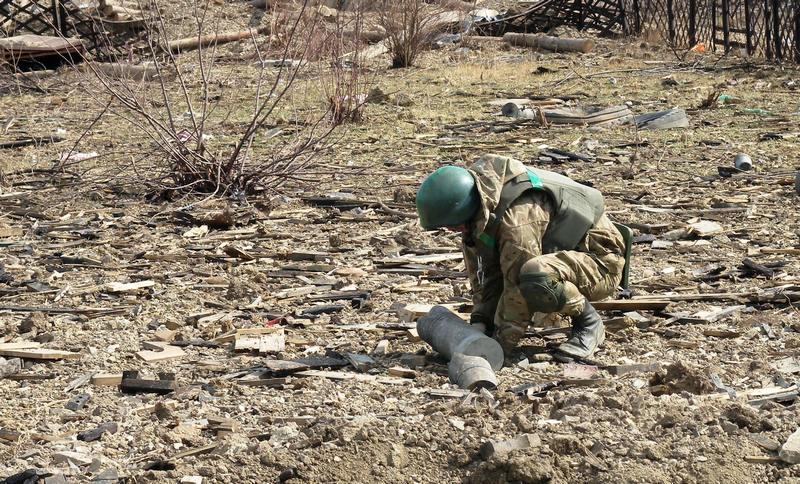 Бойовики відійшли, залишивши після себе міни та розтяжки