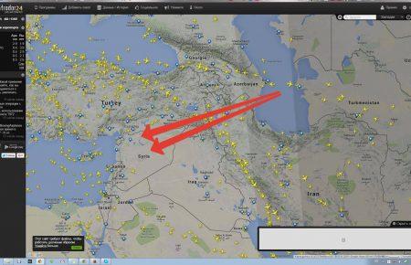 Ракеты, выпущенные с Каспия по Сирии, пересекли оживленную авиатрассу