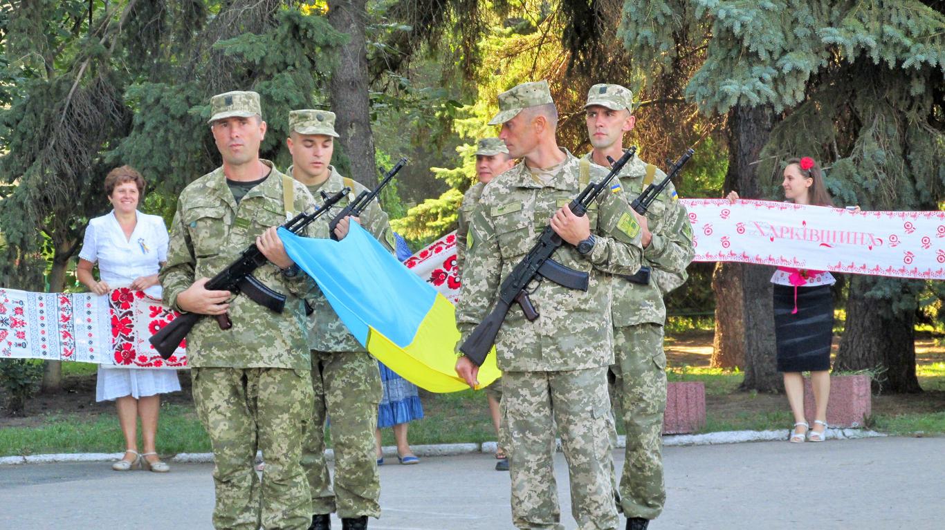 У Слов’янську підняли прапор України та прапор Європейського Cоюзу