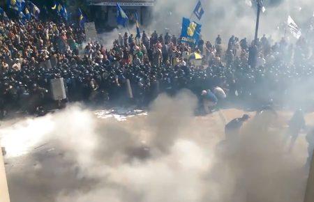 «Свобода» заявляє, що гранату кинув провокатор від влади