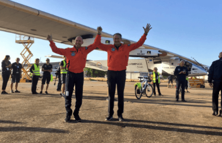 Літак на сонячних батареях вперше перелетів Атлантичний океан — відео