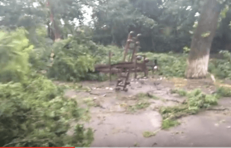 Як постраждали різні райони Луганська від урагану, відео