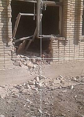 У Красногорівці обстріляли школу, фото