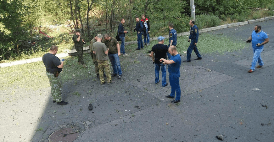 В Донецьку пролунав вибух неподалік будинку бойовика "Мотороли", відео