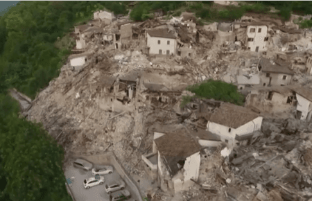Італія після землетрусу - відео з дрону