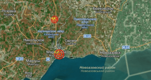 За 78 км від Донецька стався землетрус у 4,6 бали