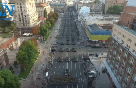 Як проходила генеральна репетиція до Дня Незалежності, — відео з висоти