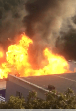 У мережі з'явилося відео вибуху на Салтівці