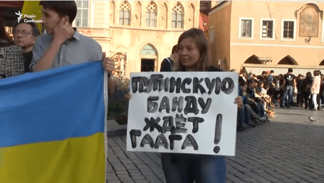 У Чехії активісти провели акцію проти Путіна — відео