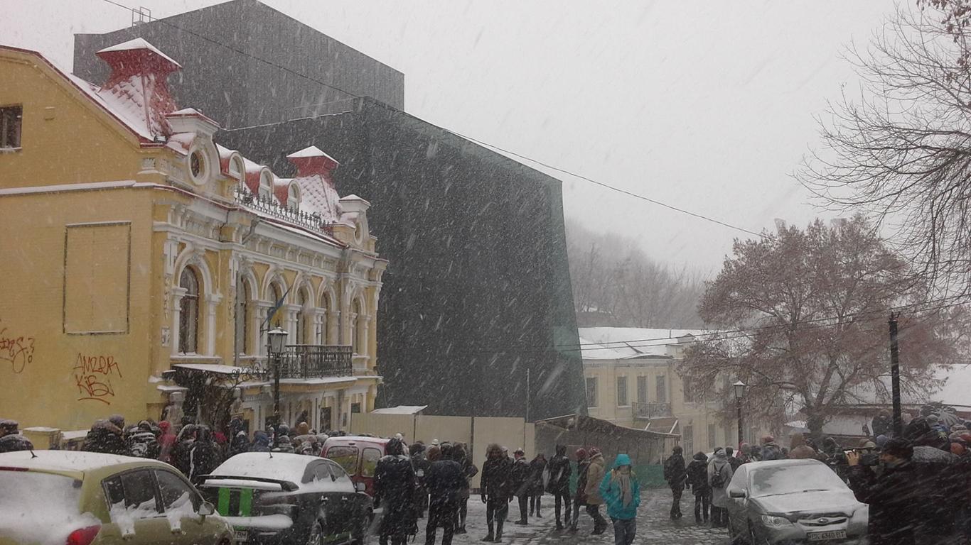 Якщо влада не зупинить будівництво театру на Подолі, будуть нові протести, — активіст