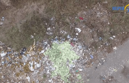 Масштабне сміттєзвалище в Запоріжжі - відео з дрону