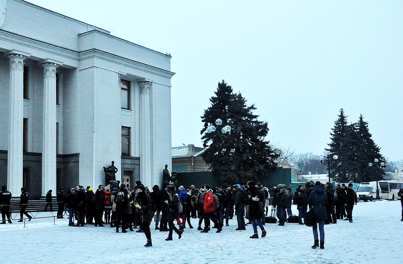 У Києві студенти мітингували проти скорочення стипендій