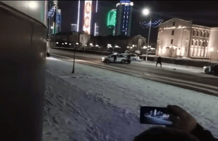Очевидець оприлюднив відео перестрілки в Чечні