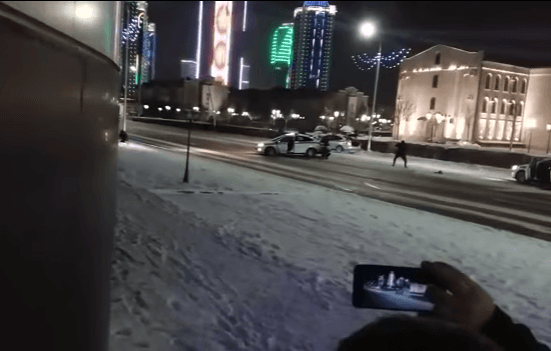 Очевидець оприлюднив відео перестрілки в Чечні