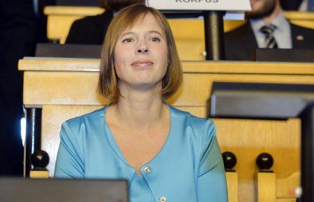 Президент Естонії наголосила на потребі збереження санкцій щодо РФ