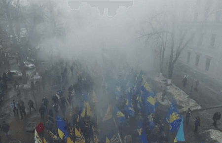 "Марш Гідності" в Києві зняли з квадрокоптера (ВІДЕО)