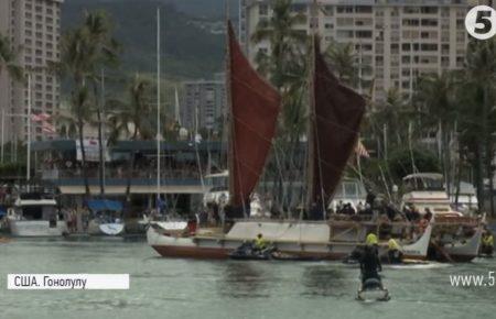 Завершилася навколосвітня подорож на двопалубному каное (ФОТО)