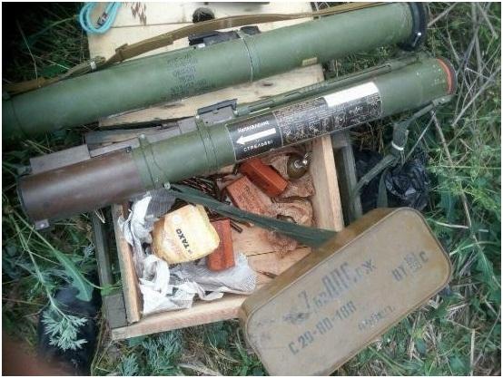 «Богатый урожай» боеприпасов нашли работники СБУ в местного жителя Донбасса (ФОТО)