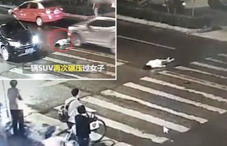 Після аварії ніхто не допоміг постраждалій, поки її вдруге не переїхала автівка (ВІДЕО)