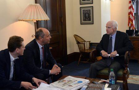Парубій зустрівся з Маккейном (ФОТО)