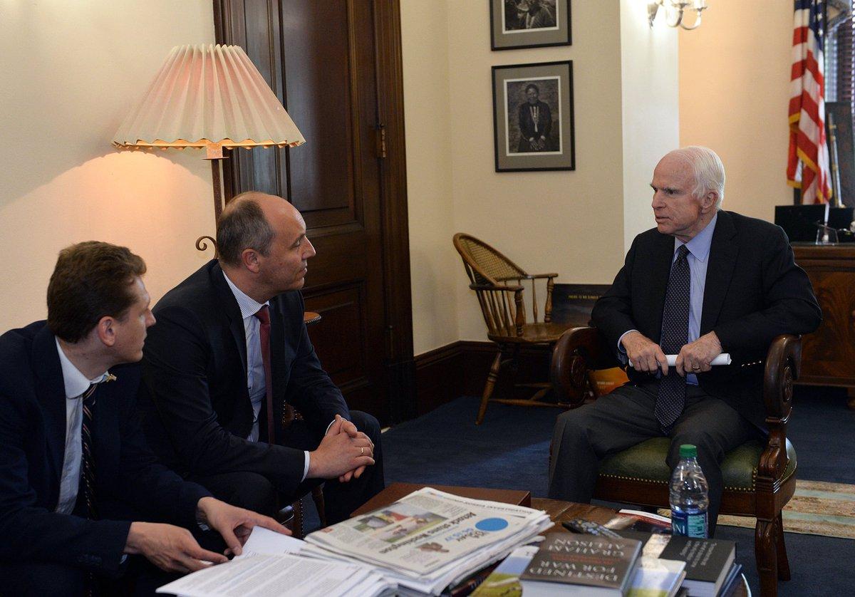 Парубій зустрівся з Маккейном (ФОТО)