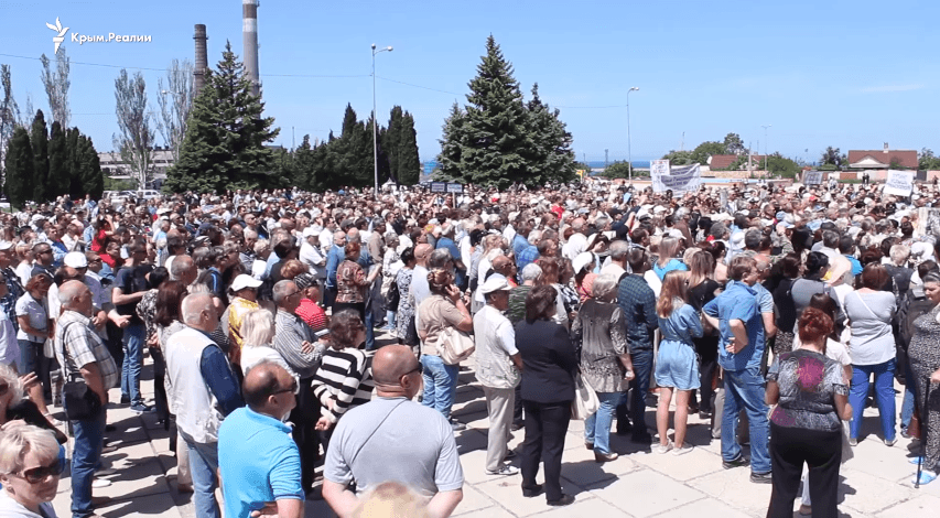 В Севастополі обурені жителі мітингували через генплан (ВІДЕО)