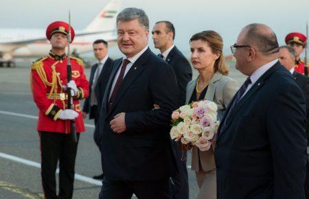 Порошенко прилетів у Грузію (ФОТО)