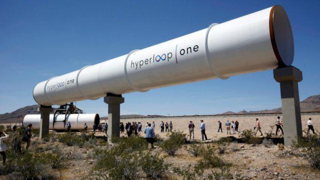 Капсула високошвидкісної транспортної системи  Hyperloop розігналася до  310 км/год (ВІДЕО)