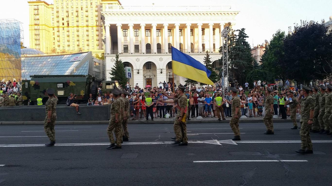 На Хрещатику проходить репетиція параду до Дня Незалежності (Фото, Відео)