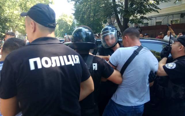 В Одесі напали на співробітників поліції (ФОТО)