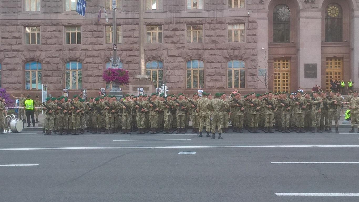 У Києві проходить репетиція параду до Дня Незалежності України (ФОТО, ВІДЕО)