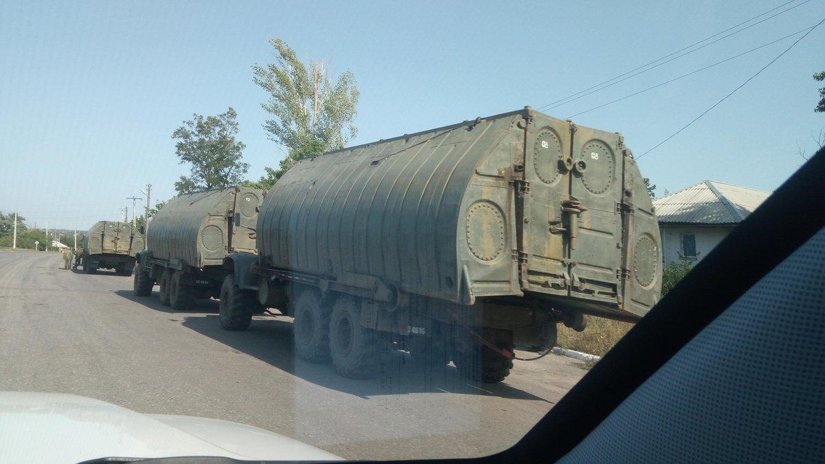 ОБСЄ показала три колони військової техніки у «ЛНР»