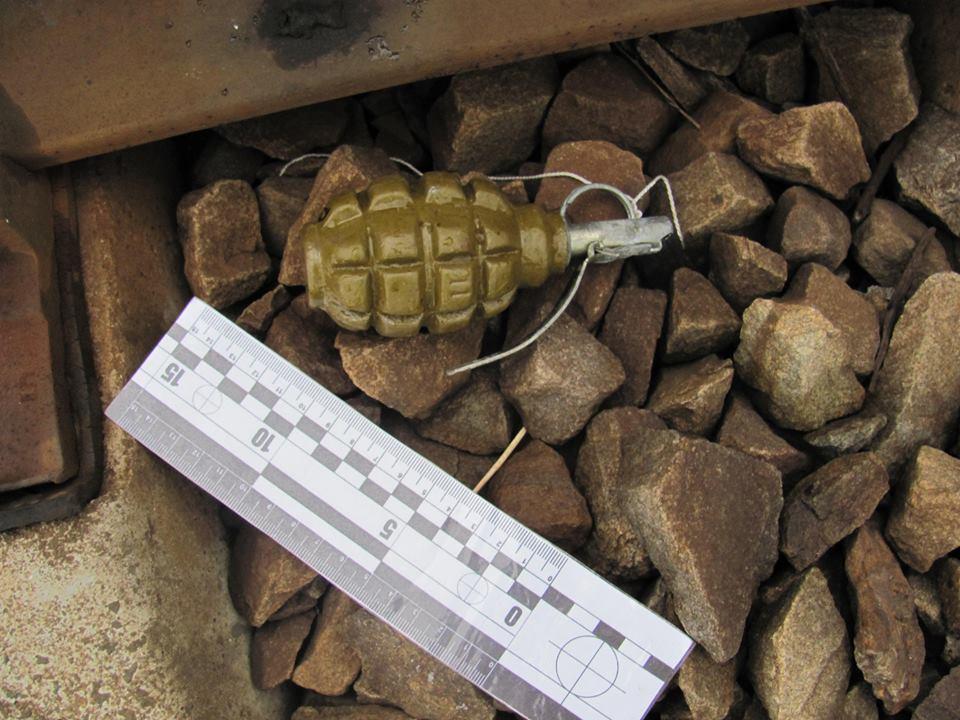 На Луганщині діти на залізничній колії виявили гранату Ф-1 (ФОТО)