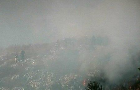 На Грибовицькому сміттєзвалищі сталася нова пожежа